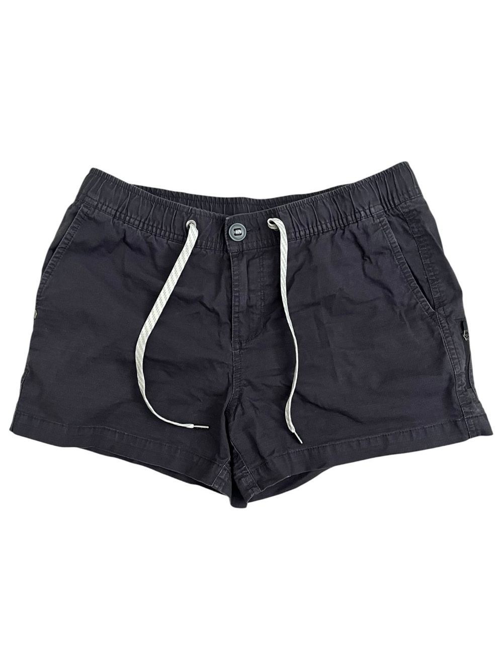 Vuori Ripstop Shorts Womens S Charcoal Grey Performance Stretch Climber VW364